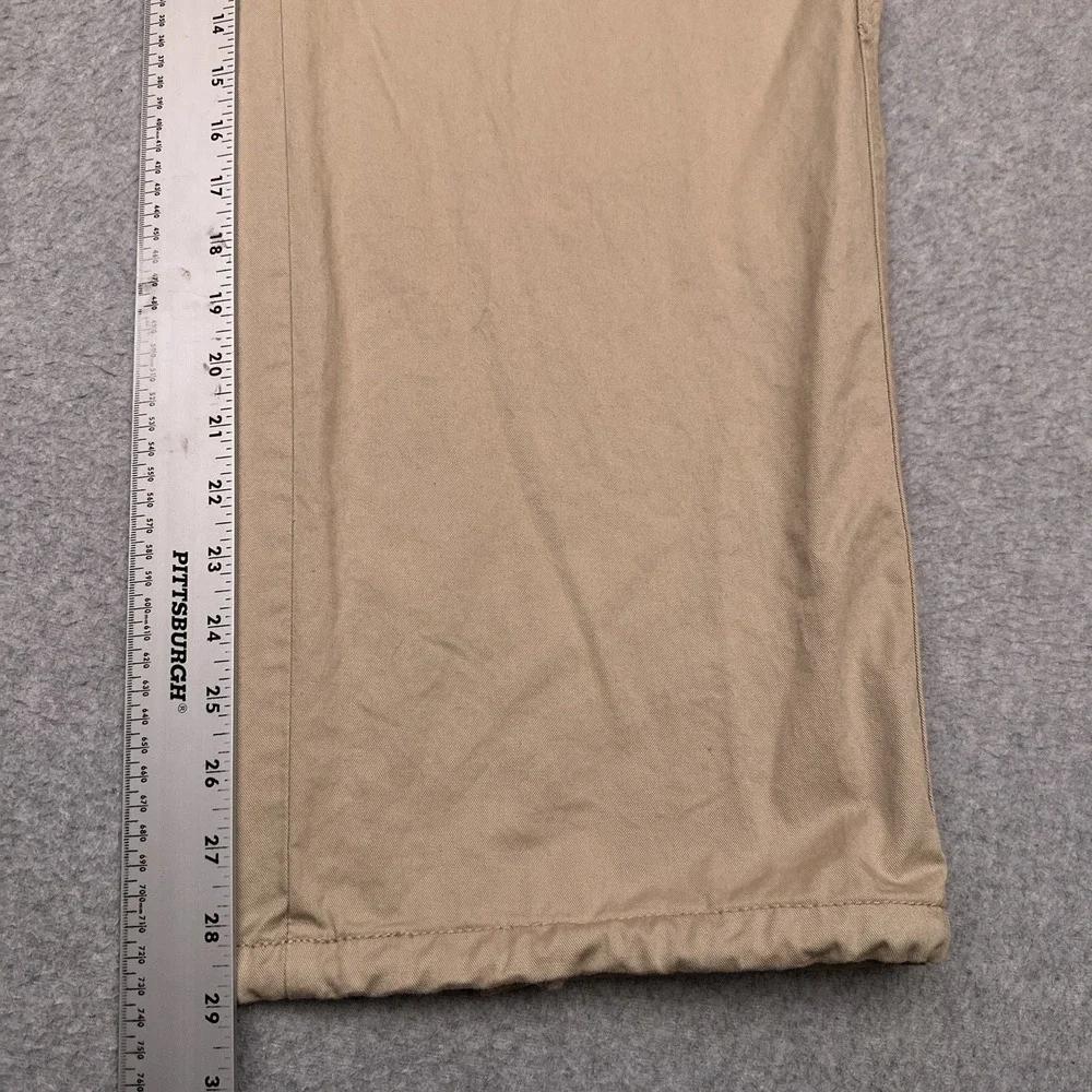 Levi's‎ '94 Baggy Cargo Wide Leg Pants Women's 31 (33x29) Khaki Tie Hem Skater